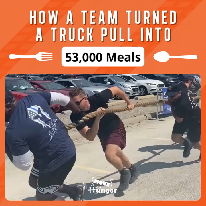How a team turned a truck pull into 53,000 meals